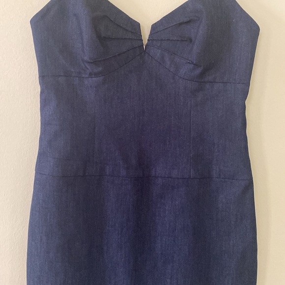 Women’s Black Halo Denim Dress - Picture 3 of 12